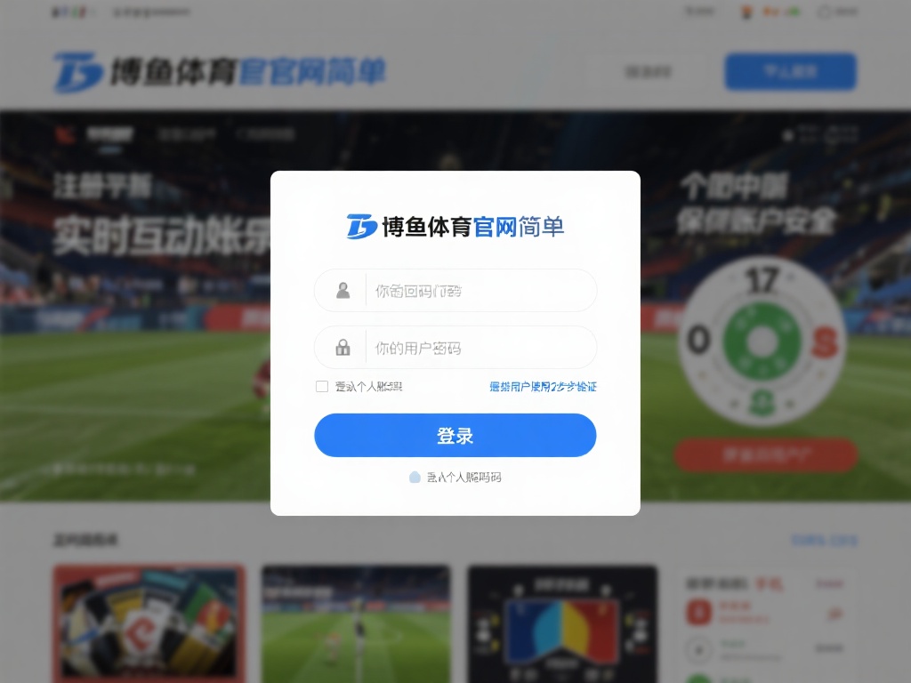 注册完成后，登录博鱼体育官网同样简单。只需要在首页